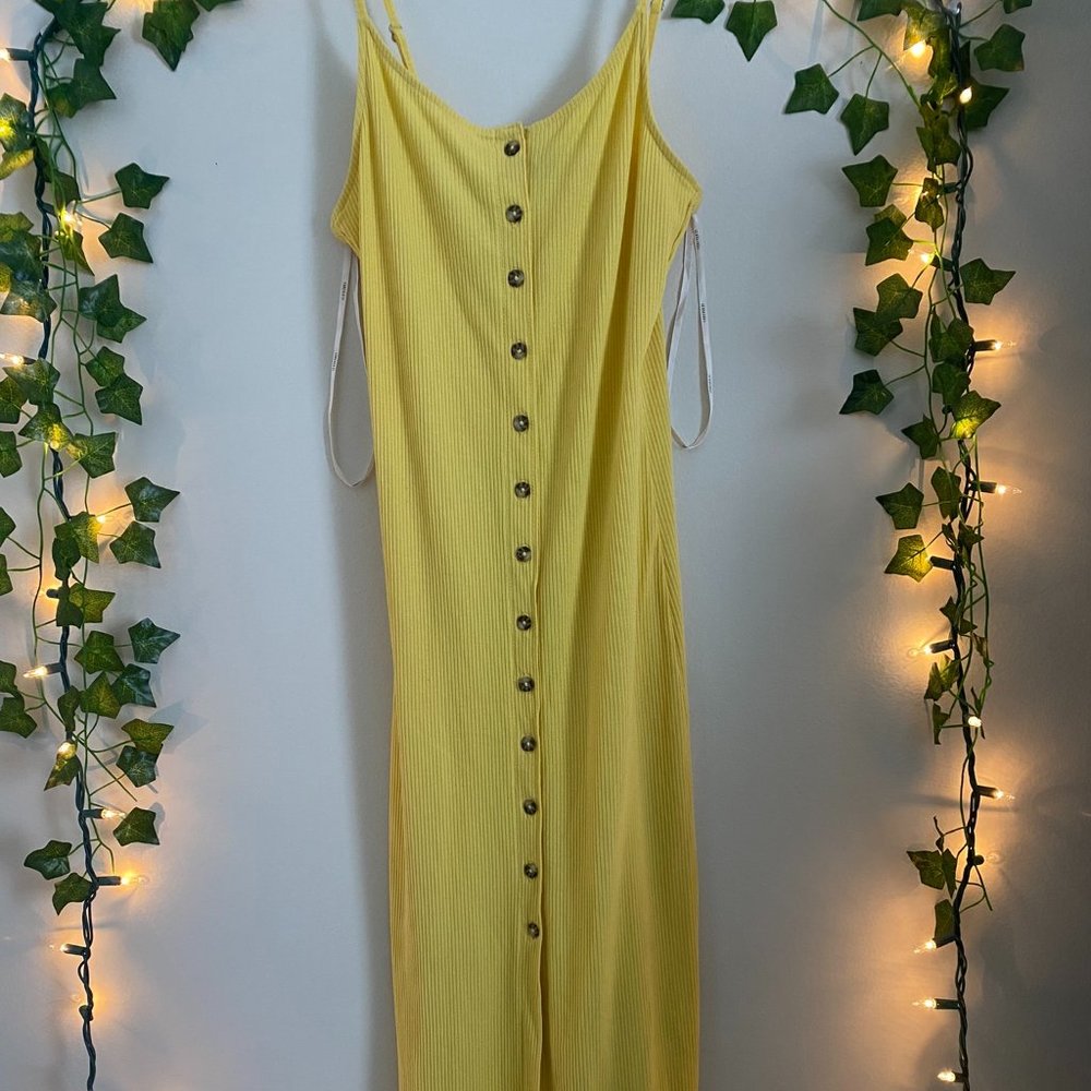 Yellow Midi Dress- Forever 21
